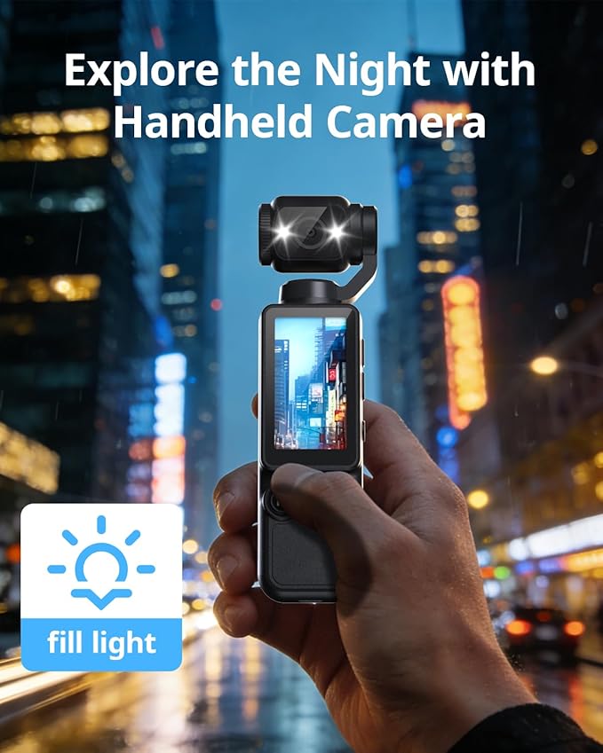 Vlogging Camera with 180° Rotating Lens