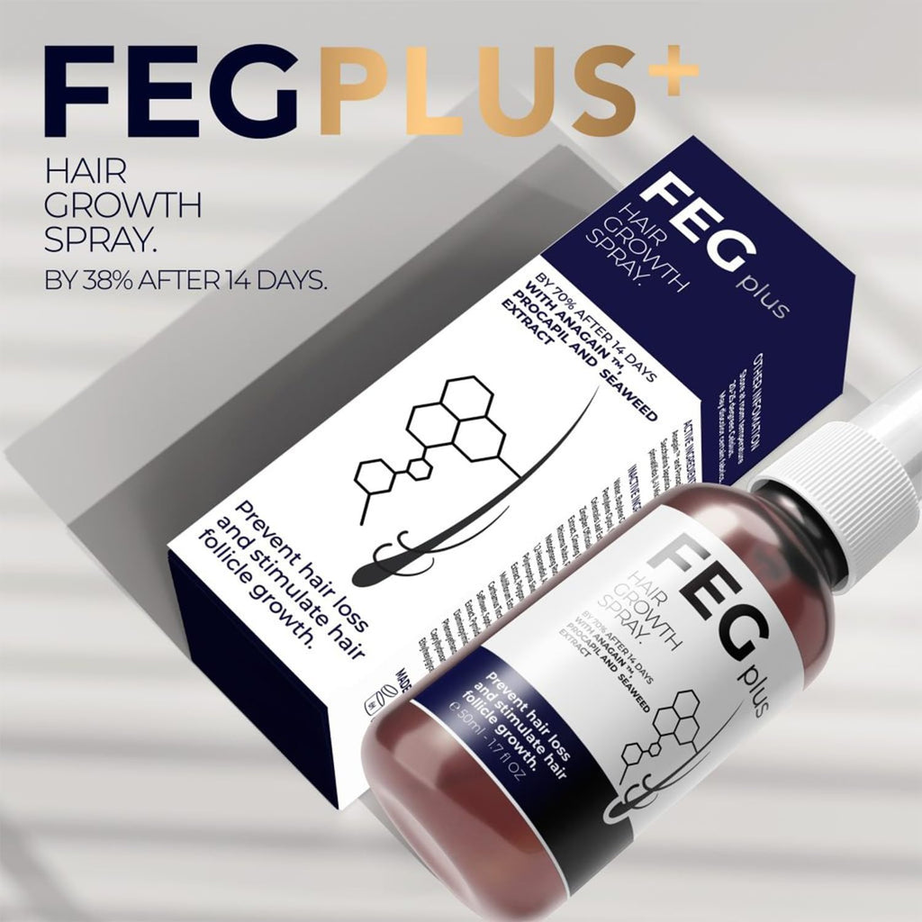 FEG Plus Minoxidil Beard & Hair Growth Serum